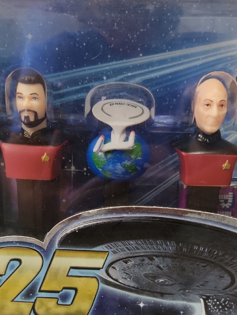 Star Trek Next Generation 25th Anniversary PEZ Dispenser Set Limited Run - Picture 4 of 12